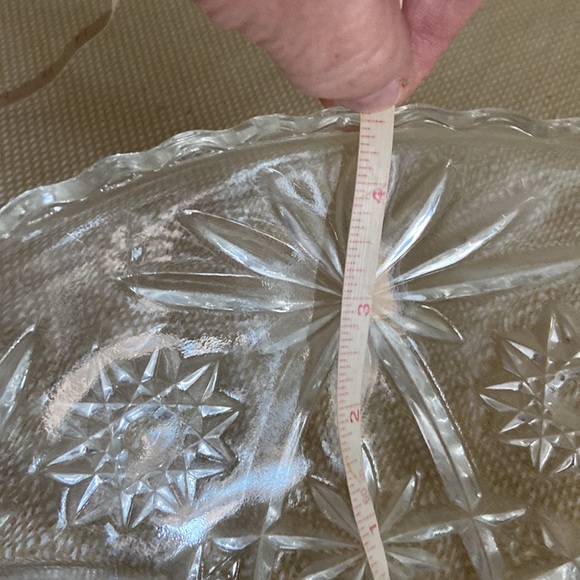 Vintage Anchor Hocking Starburst Pattern Salad Bowl - Picture 4 of 6